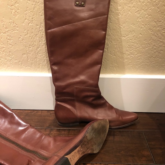 Michael Kors knee high leather boots - Picture 3 of 4